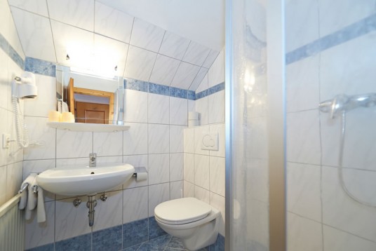 Bathroom at guesthouse Schrempfgut