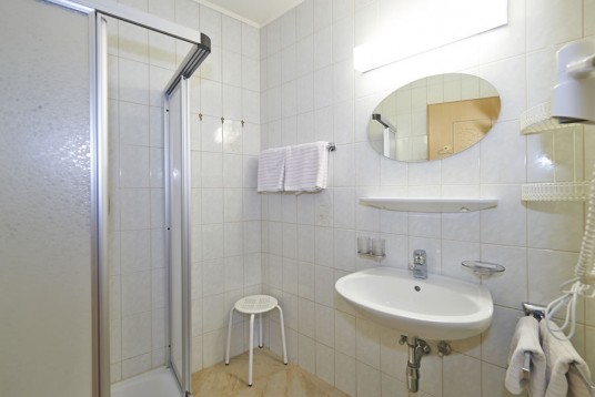 Badezimmer im Appartement
