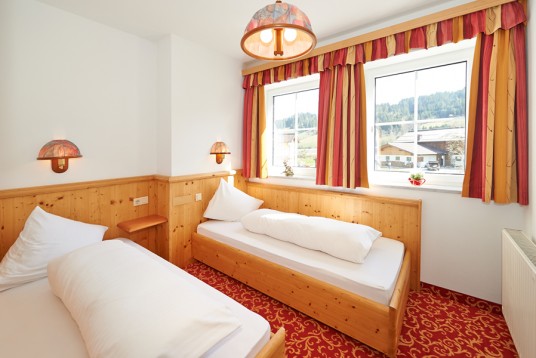 Schlafzimmer Aparthotel Paradies