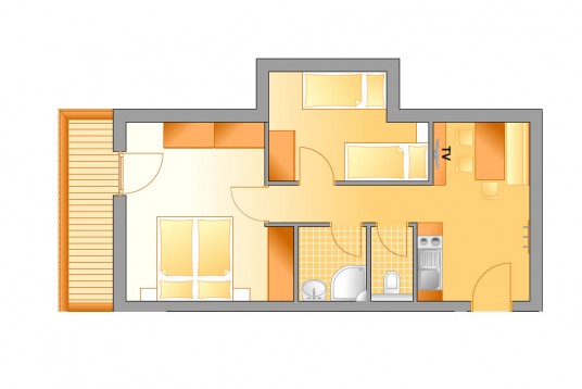Skizze Appartement Typ C