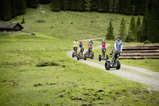 Segway fahren im Almgebiet in Flachau