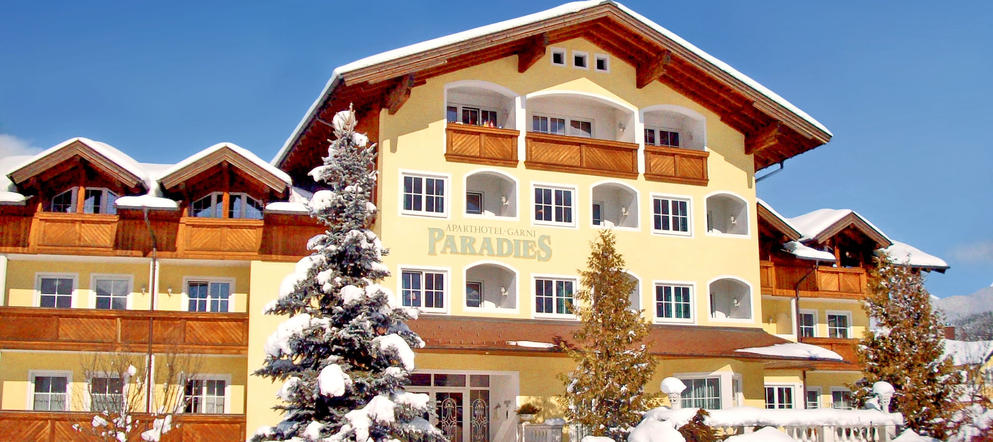Komfortabel wohnen im Aparthotel Paradies in Flachau